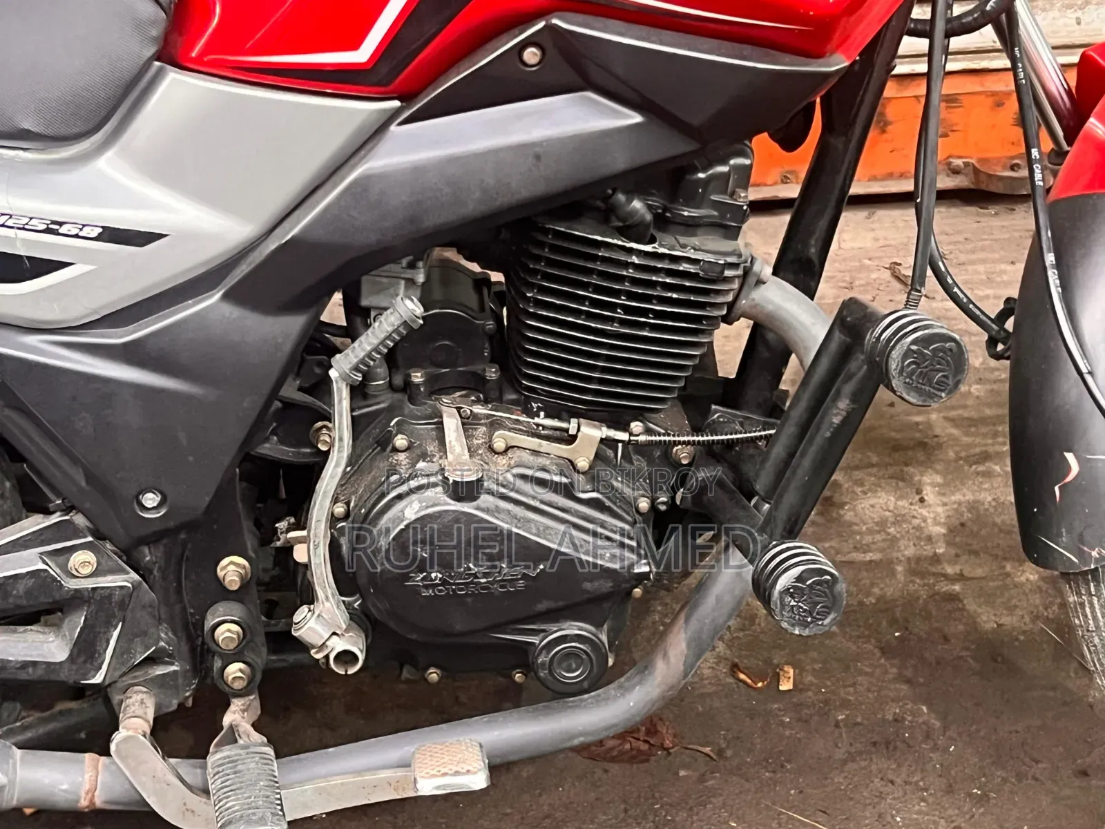 Zongshen Spark ZS125-70 2019 Red