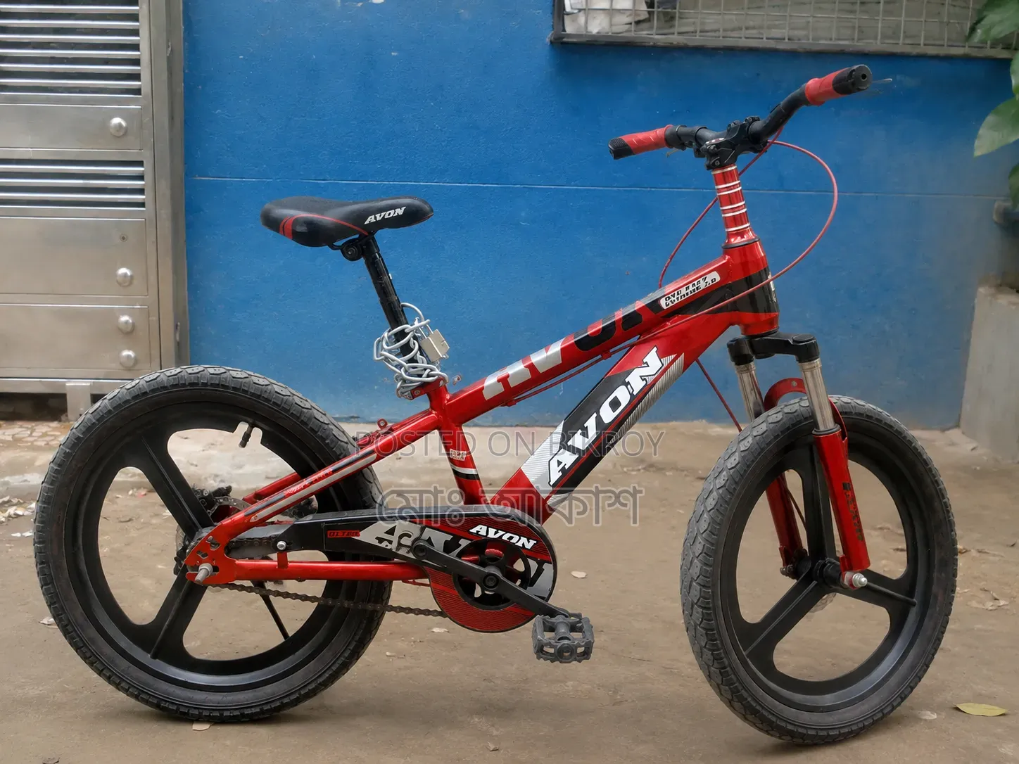 The bicycle is of the Avon brand and is very good