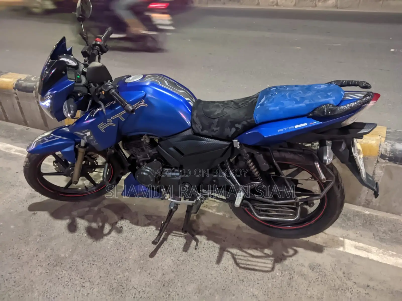 New TVS ২০১৮ ব্লু
