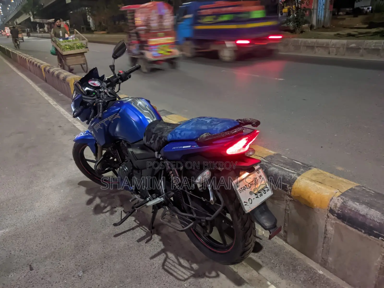 New TVS ২০১৮ ব্লু