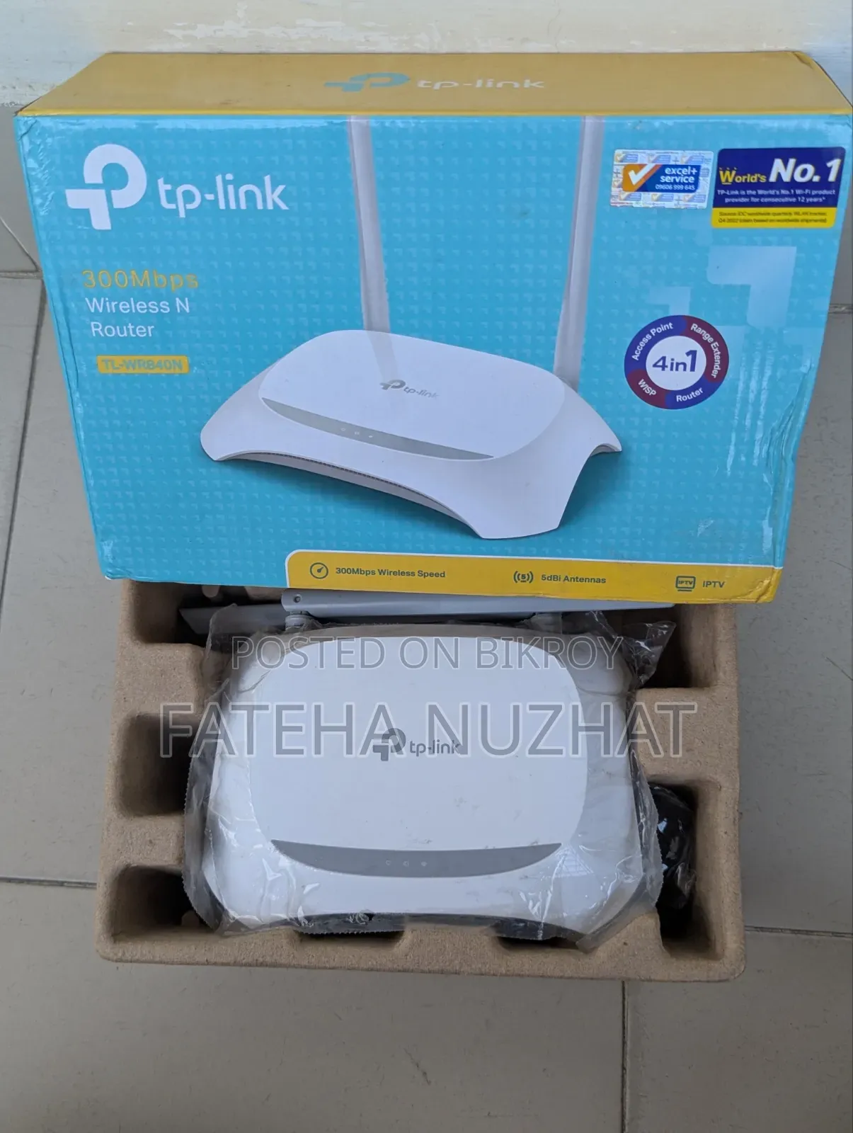TP-Link TL-WR840N 300Mbps WiFi Router for Sale