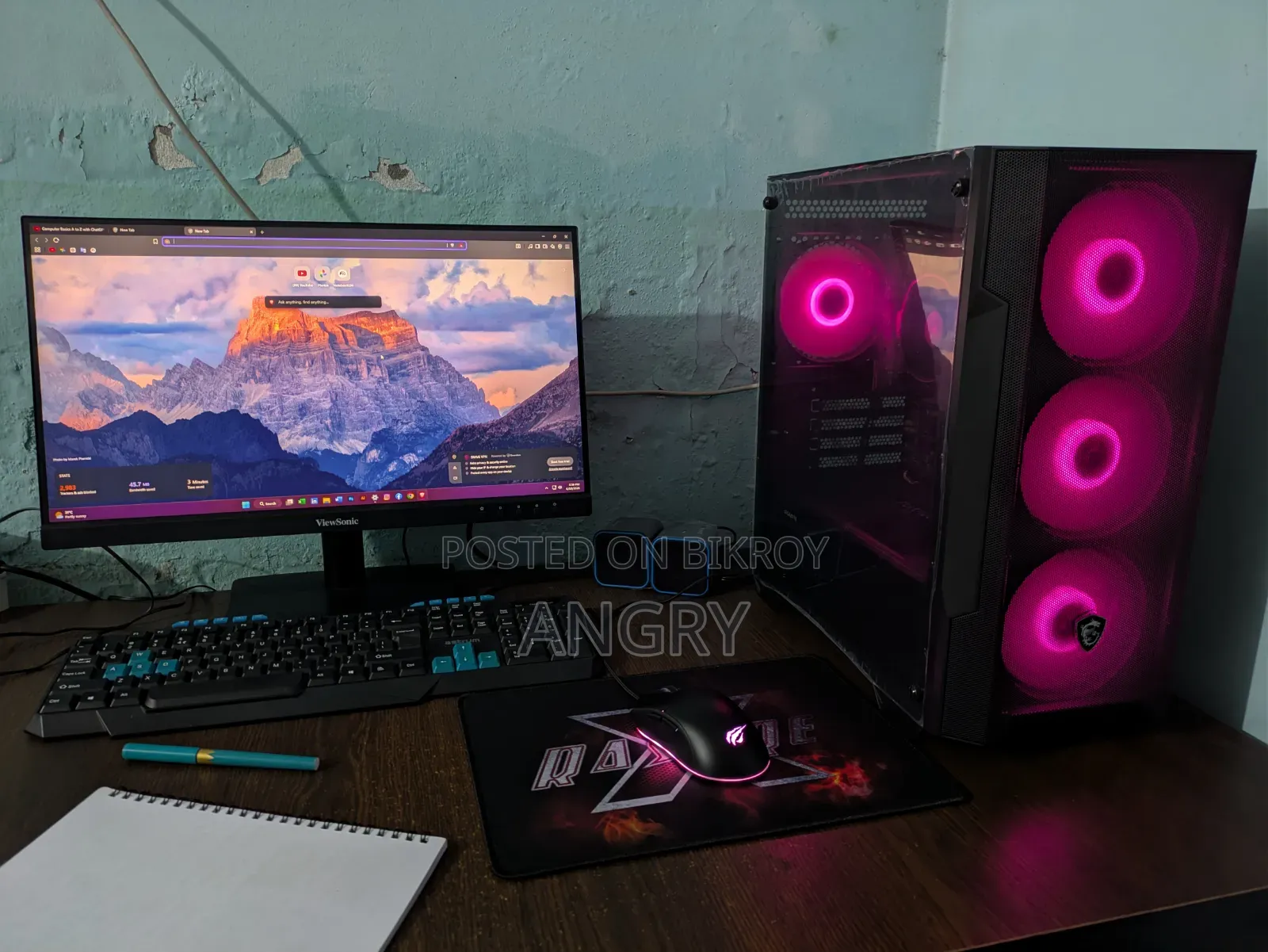 New Desktop Computer MSI Model 16GB AMD Ryzen 5 SSD 512GB