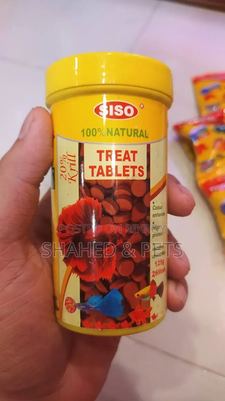 Siso Treat Tablets Fish Food (20 Pieces)