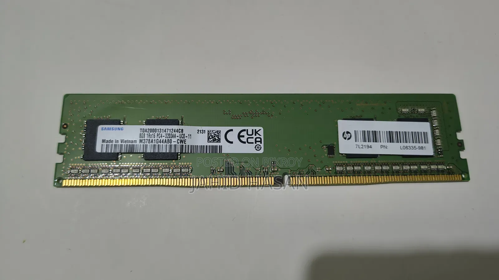 8GB Desktop RAM DDR4 3200MHz