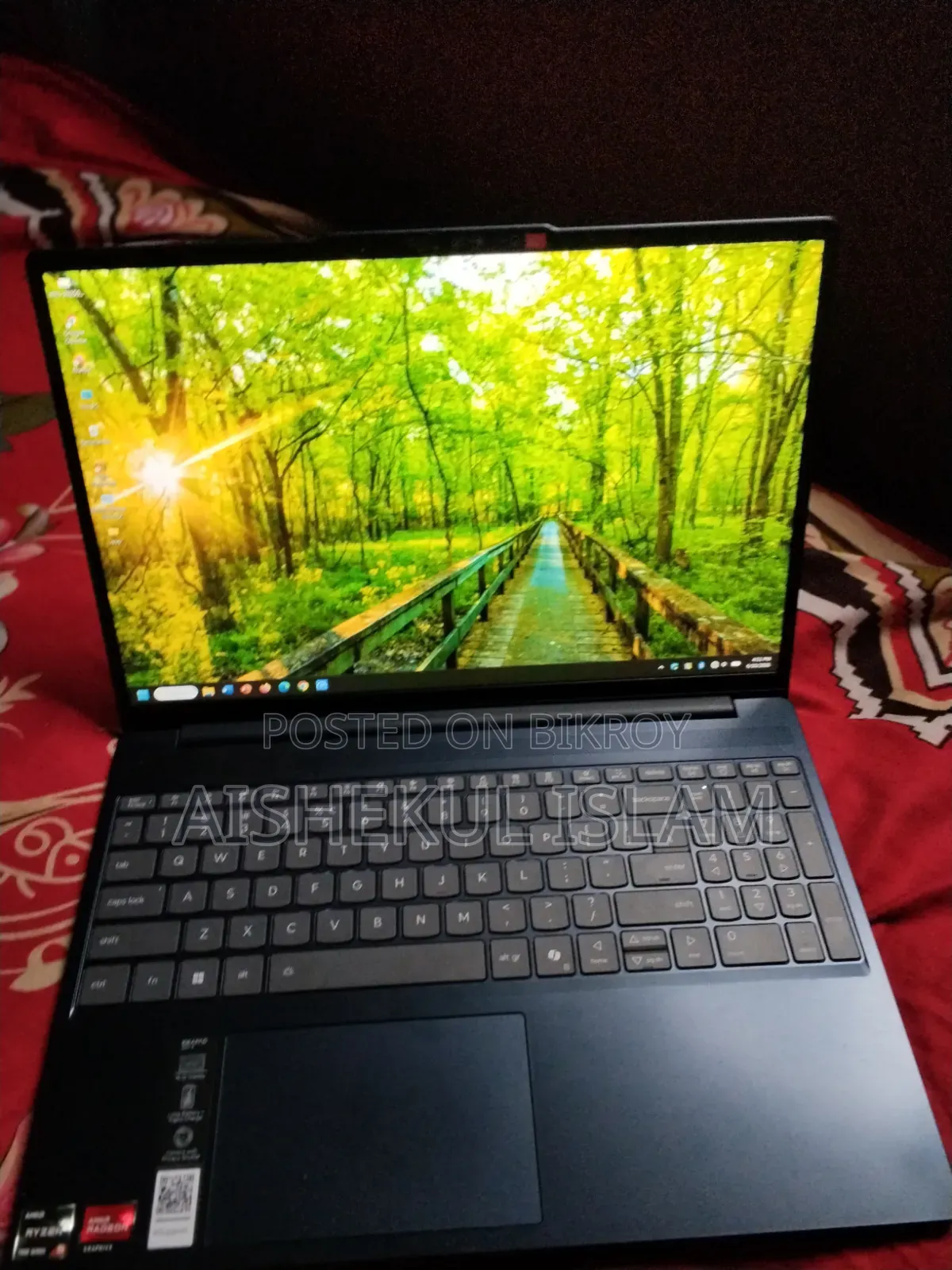 Laptop Lenovo 8GB AMD Ryzen 5 SSD 512GB