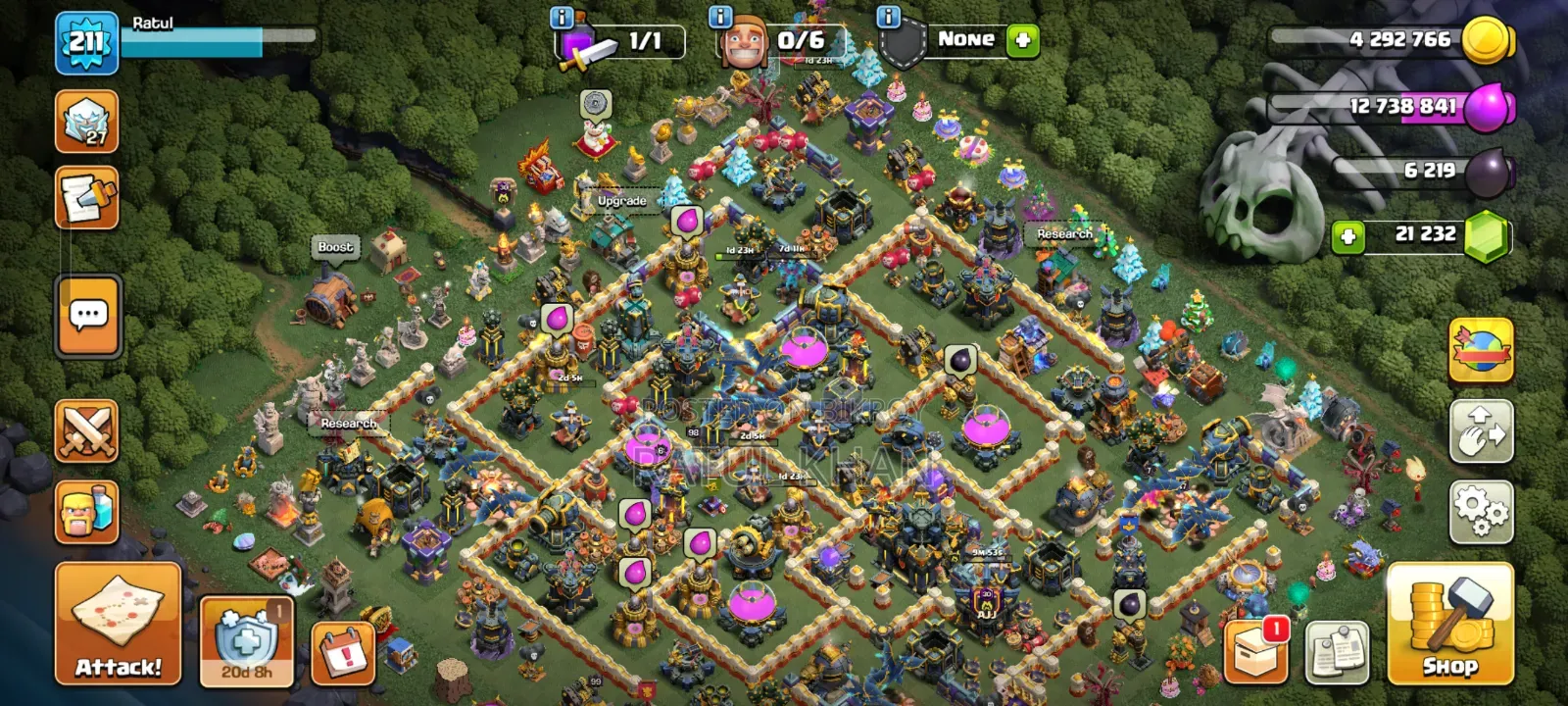 Clash of Clans আইডি বিক্রয়ের জন্য