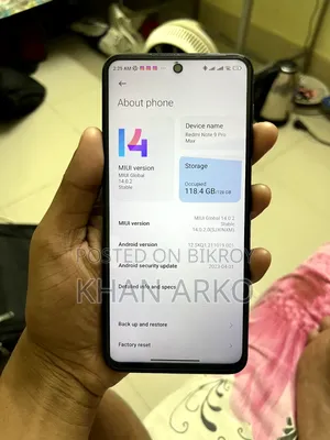 Xiaomi Redmi Note 9 Pro Max 128 GB Blue