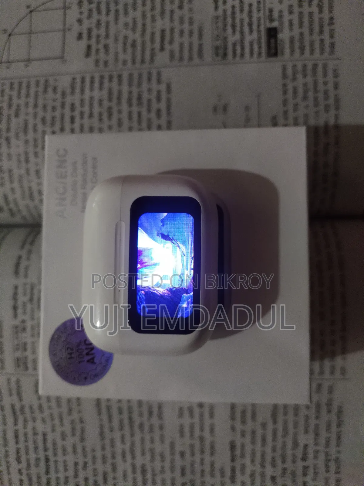 Smart A9 Pro Touch Display Earbuds | ANC + ENC |