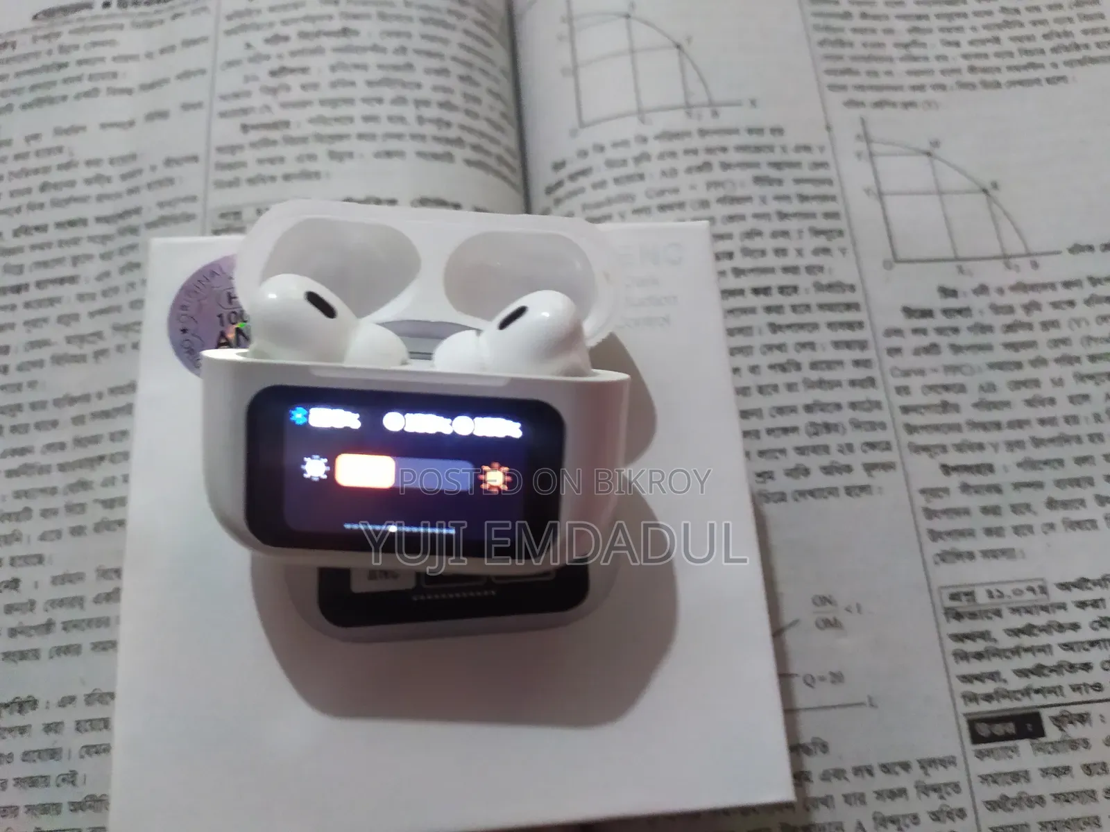 Smart A9 Pro Touch Display Earbuds | ANC + ENC |