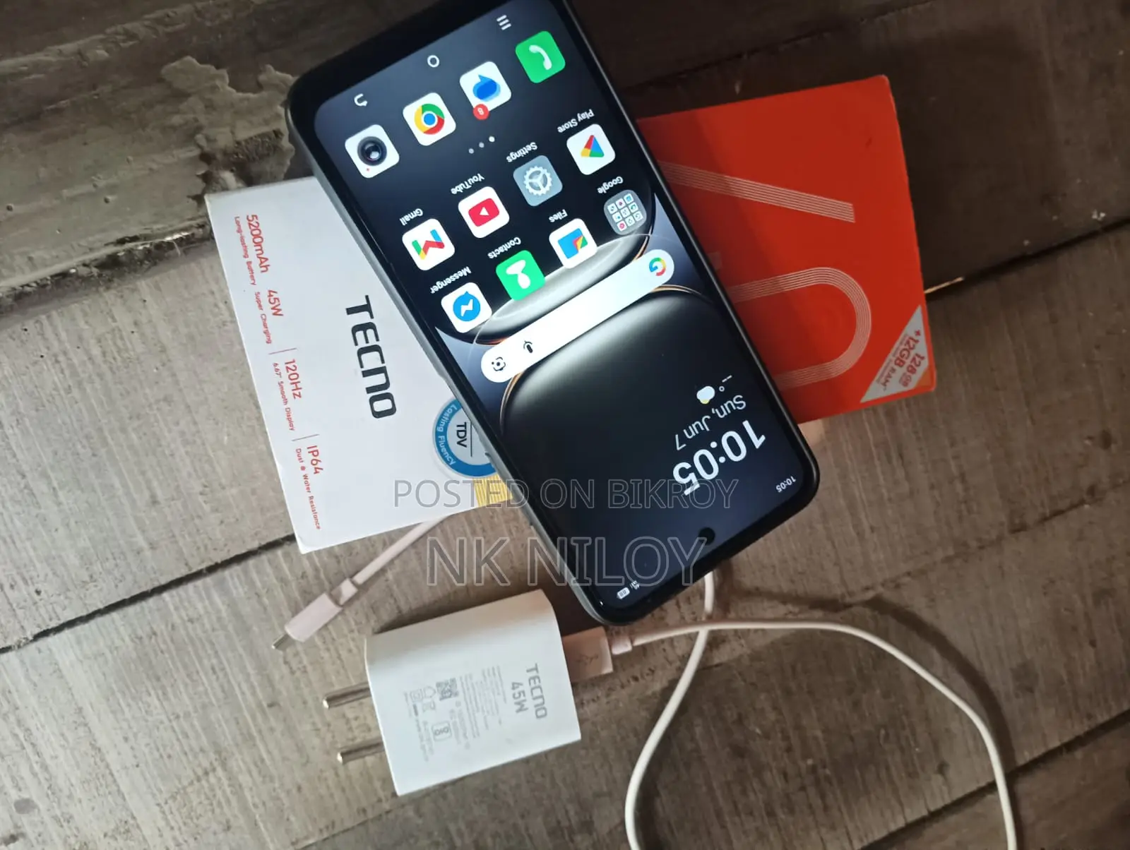 Tecno Spark 40 128 GB Silver