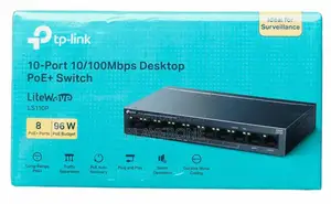Tp-Link Ls110p 10 Port Desktop Switch