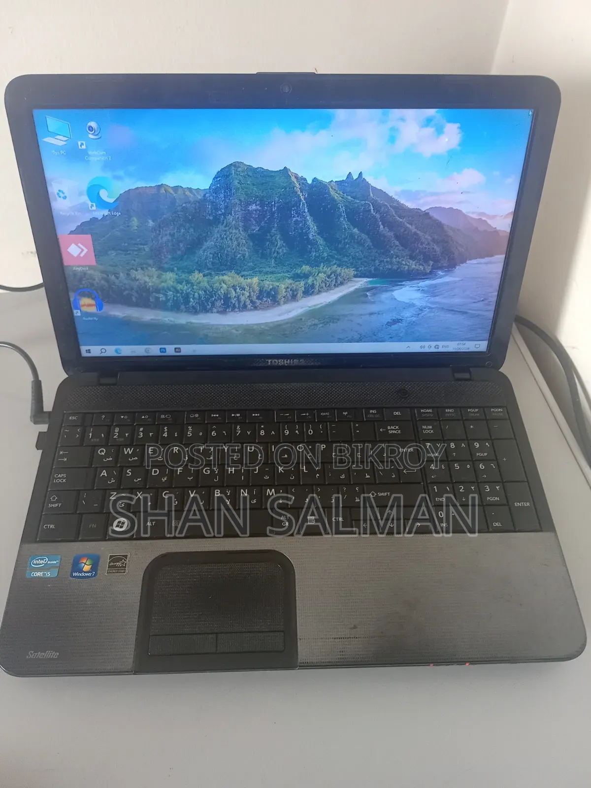 Laptop Toshiba Satellite C850 4GB Intel Core i5 SSD 256GB