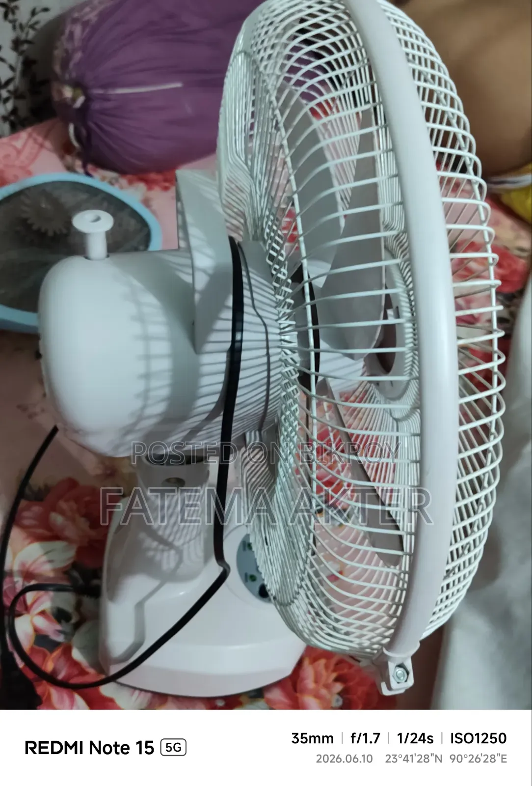 Rechargeable Fan