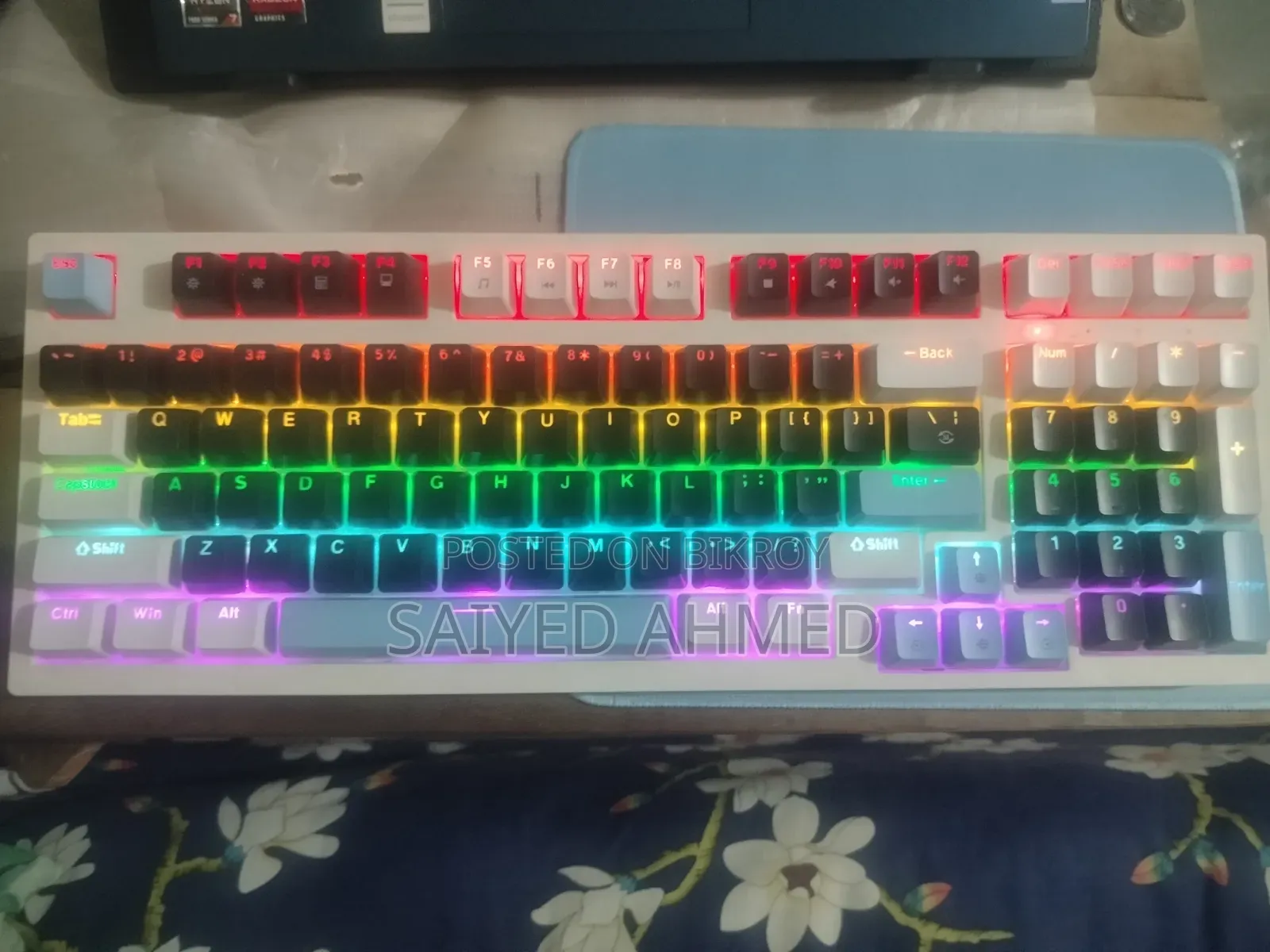Pc Power Mechanical Keyboard RGB Wireless Mouse