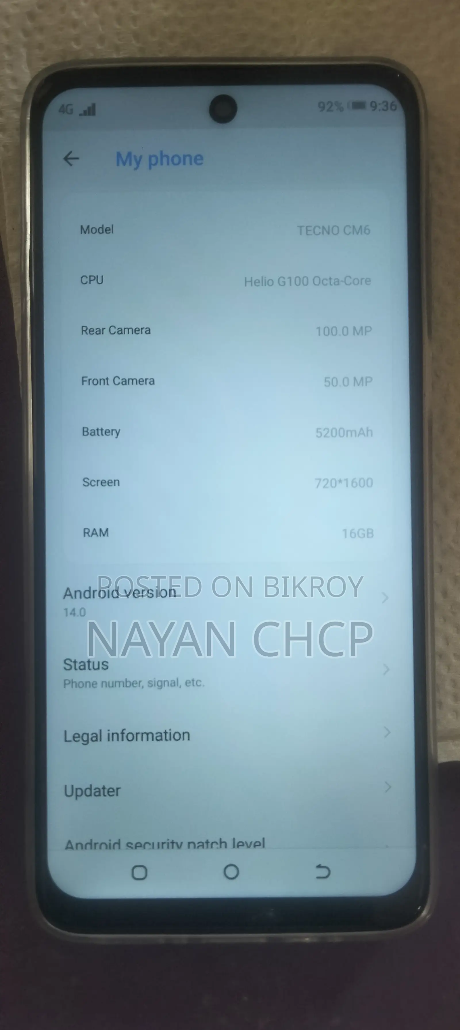 New Tecno Camon 40 Pro 5G 256 GB Gray