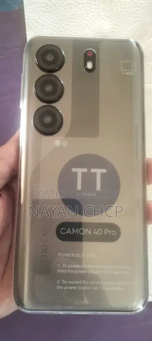 New Tecno Camon 40 Pro 5G 256 GB Gray