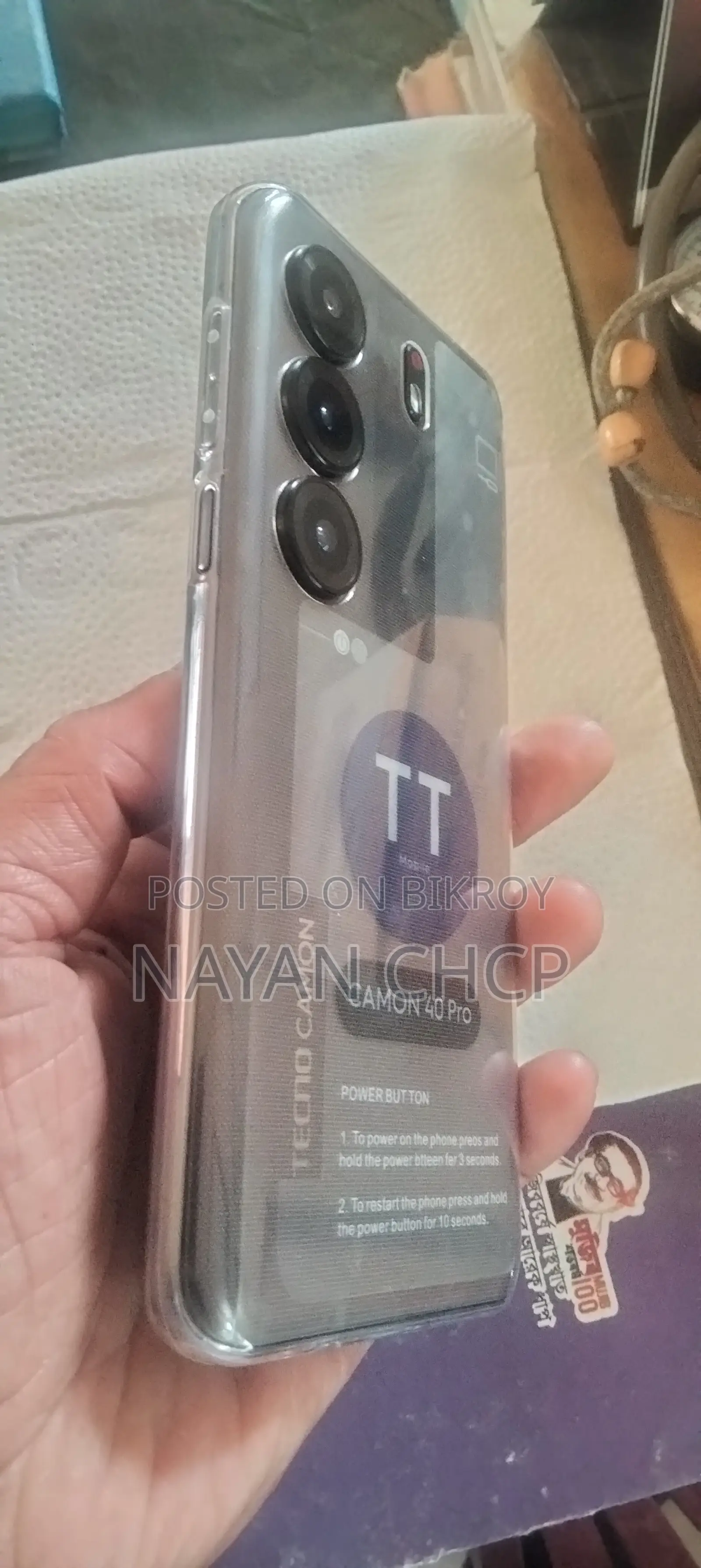 New Tecno Camon 40 Pro 5G 256 GB Gray