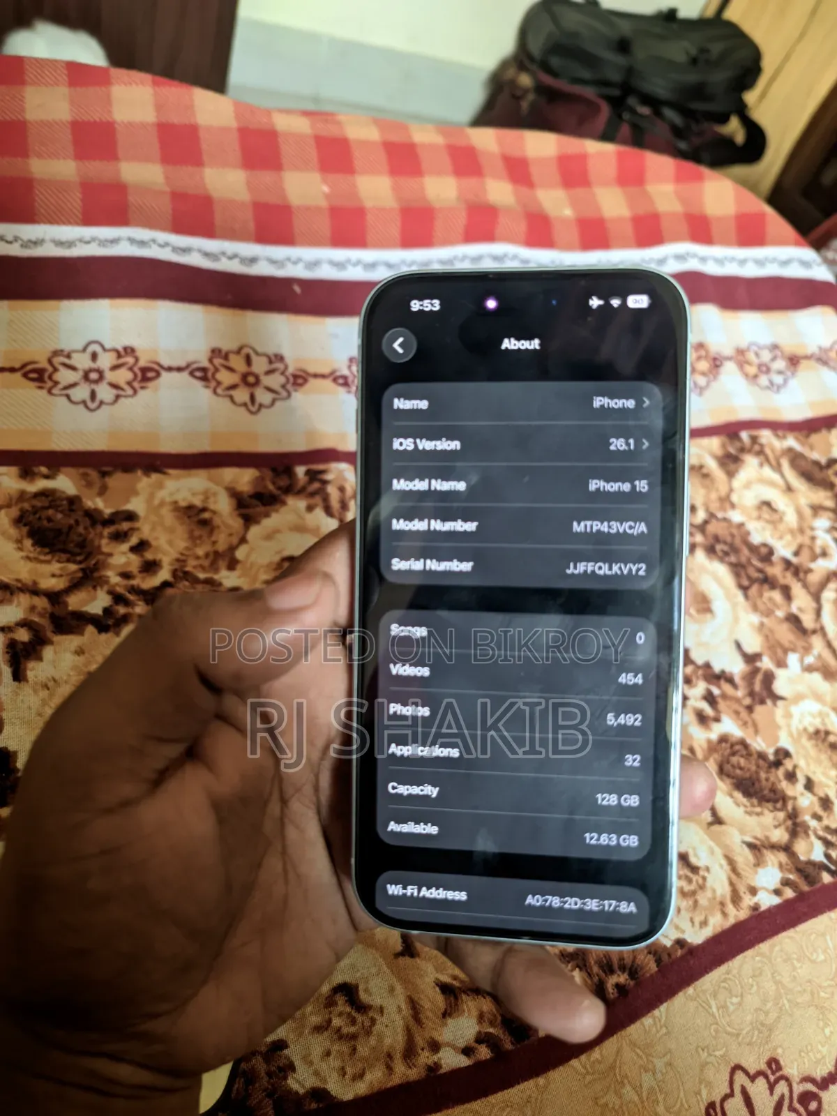 Apple iPhone 15 128 GB White