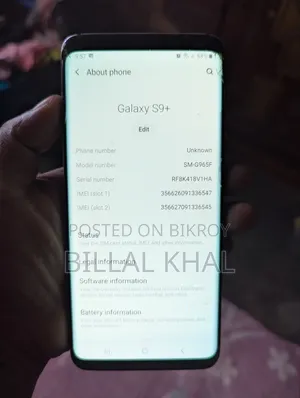 Samsung Galaxy S9 Plus 256 GB Pink