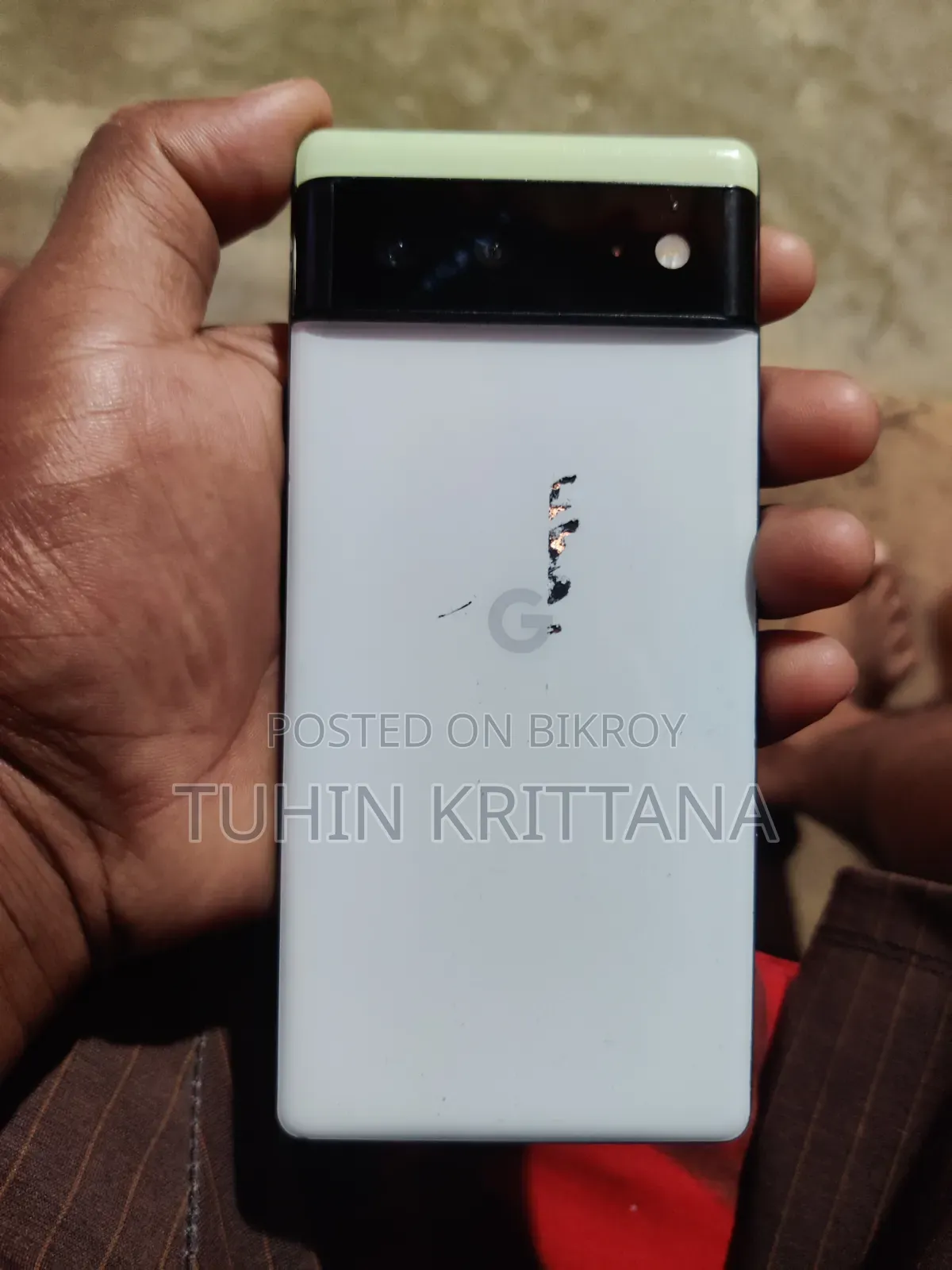গুগল পিক্সেল ৬ ১২৮ জিবি সাদা