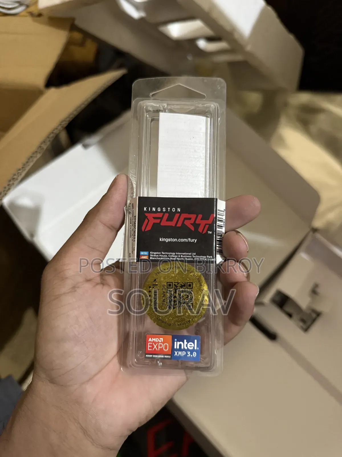 Kingston Fury Beast 16GB 6000MHz DDR5 EXPO Desktop RAM Warranty