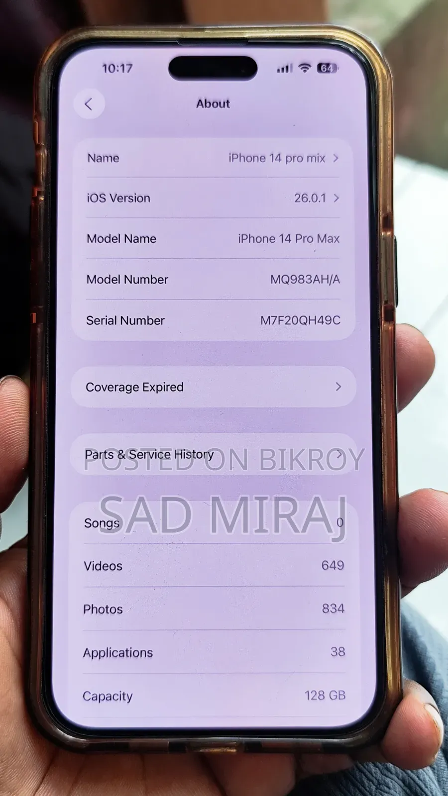 Apple iPhone 14 Pro Max 128 GB Rose Gold