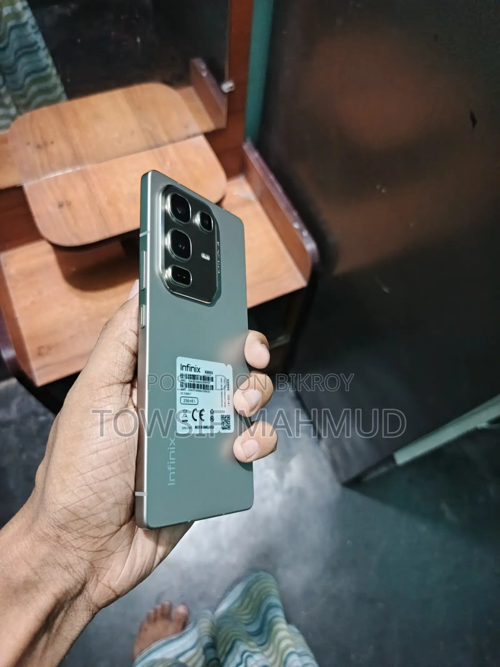 ইনফিনিক্স নোট ৫০ প্রো ২৫৬ জিবি গ্রে