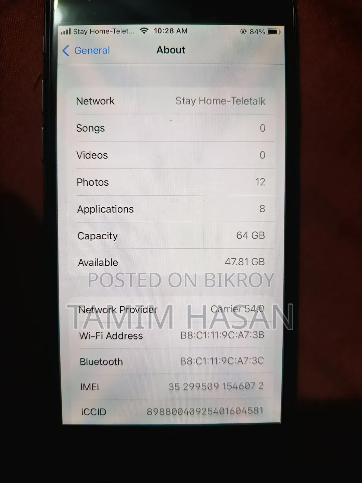 Apple iPhone 8 64 GB Gray