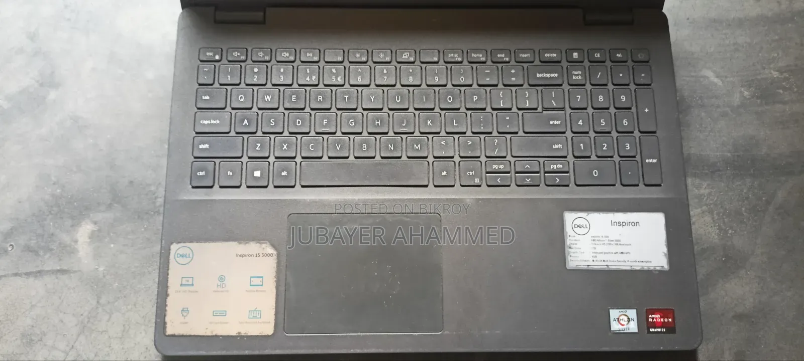 Laptop Dell Inspiron 15 4GB AMD HDD 1TB