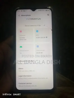 ভিভো ওয়াই১৫ ৬৪ জিবি ব্লু