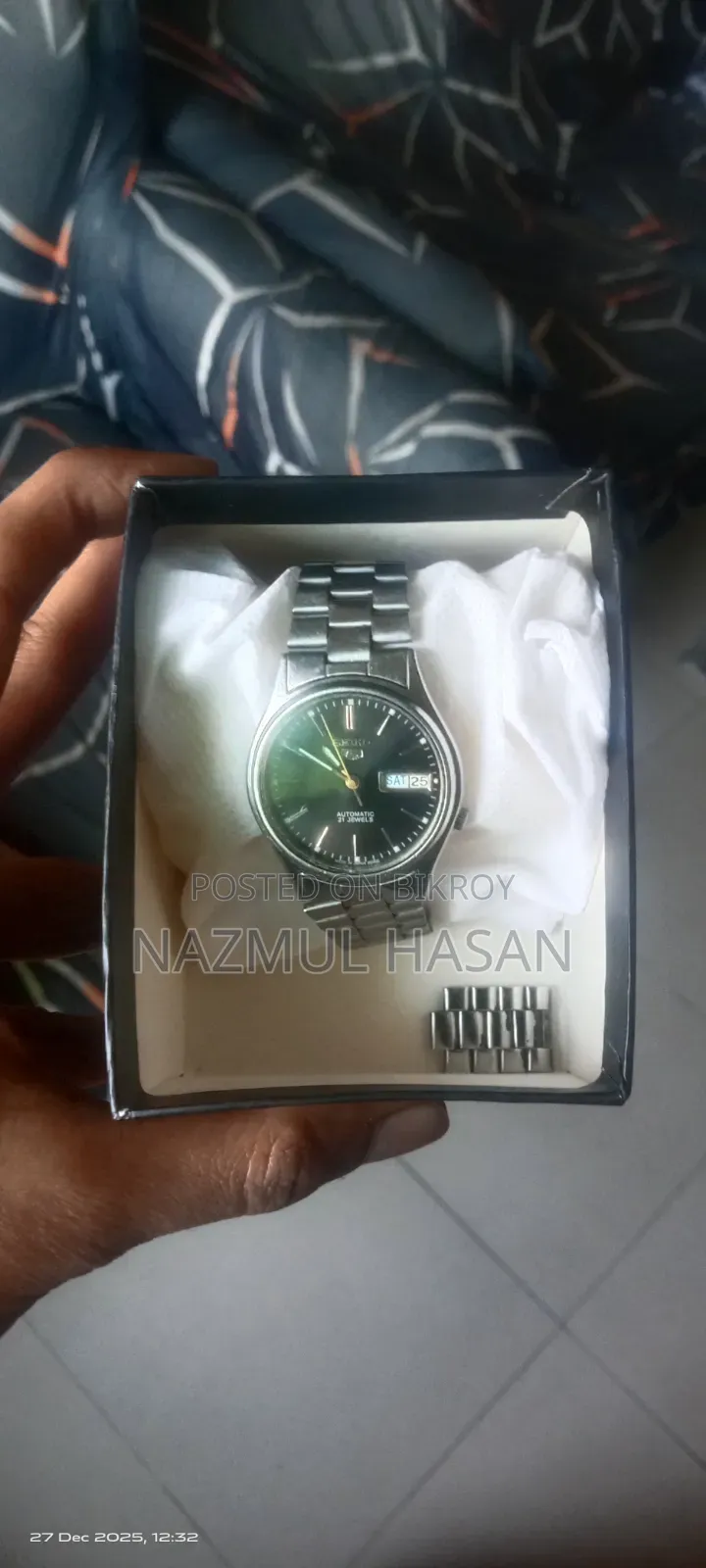 Seiko 5 Automatic Original Made in Japan Black Dial