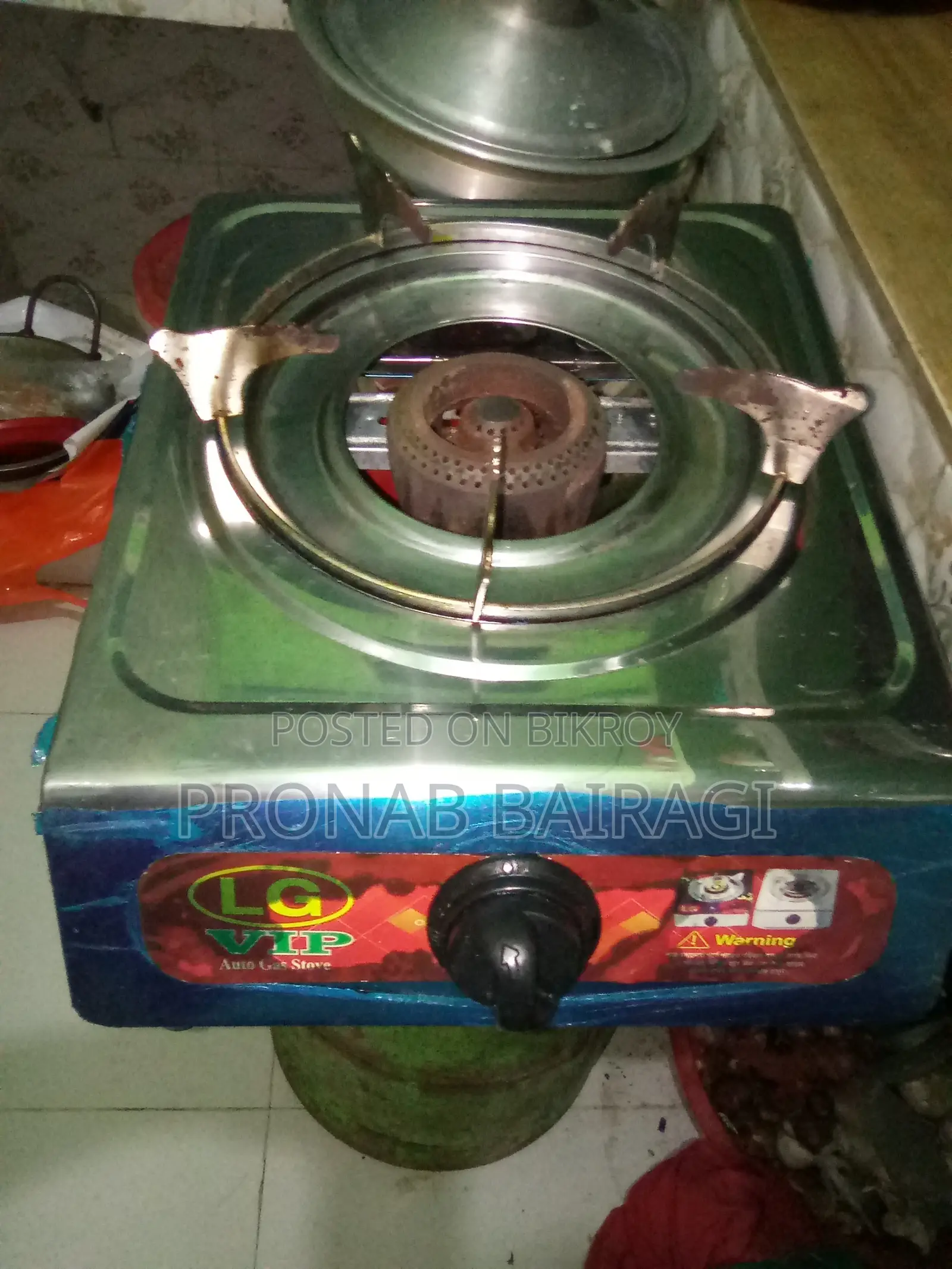 Lg গ্যাসের চুলা+ নাভানা গ্যাস সিলিন্ডার পাইপ রেগুলেটর সহ বিক্রি হবে