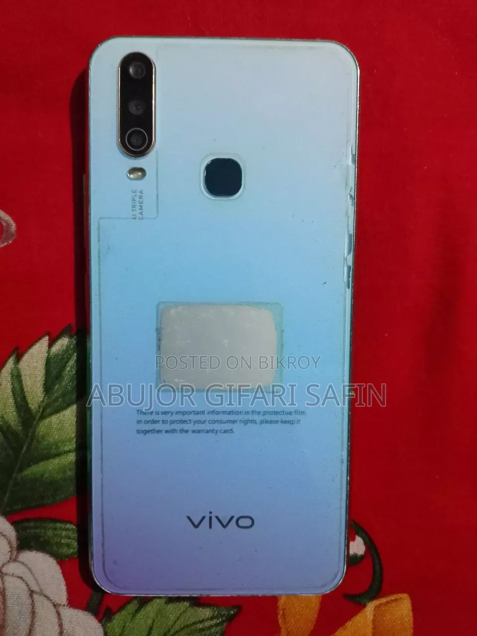 Vivo Y17 256 GB Blue