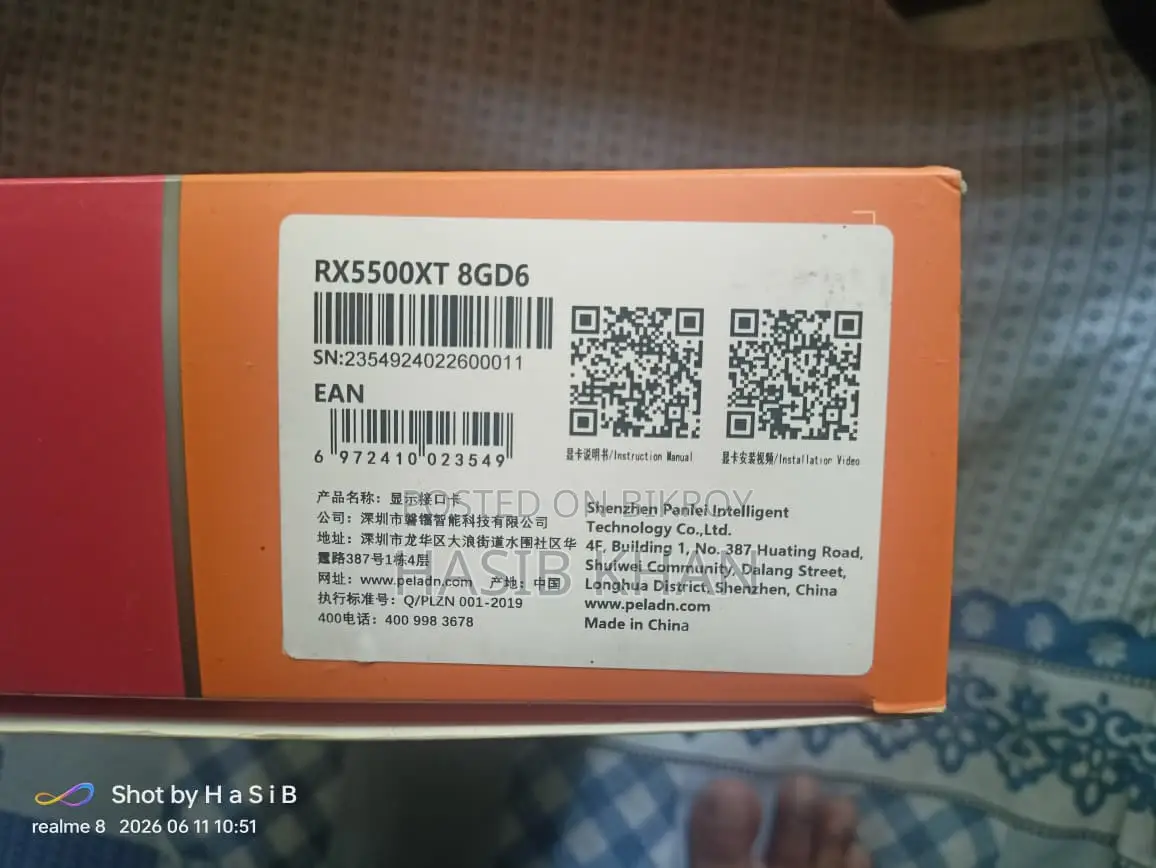 Amd Rx 5500xt 8gb Ddr6 Graphics Card