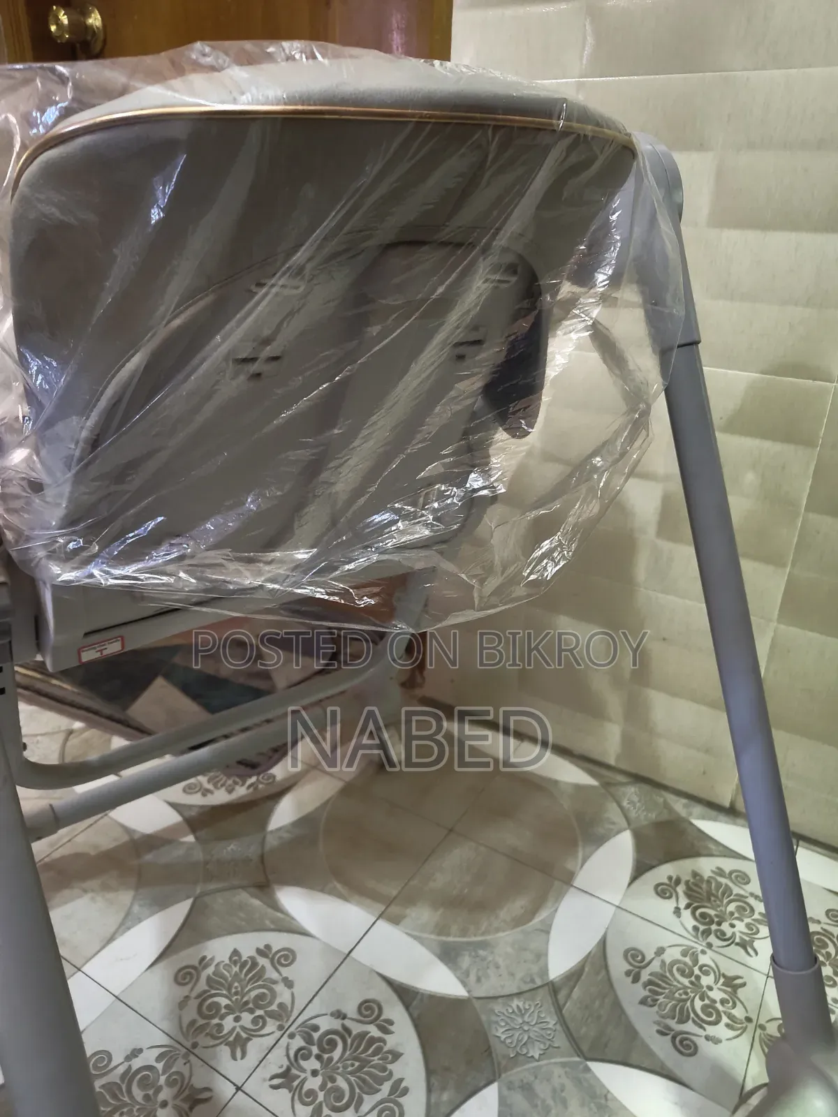 Baby Feeding High Chair | Adjustable Stroller, Rocking Stainless Steel