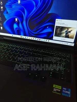 ল্যাপটপ ১৬জিবি ইন্টেল কোর আই৭ এসএসডি ১টিবি
