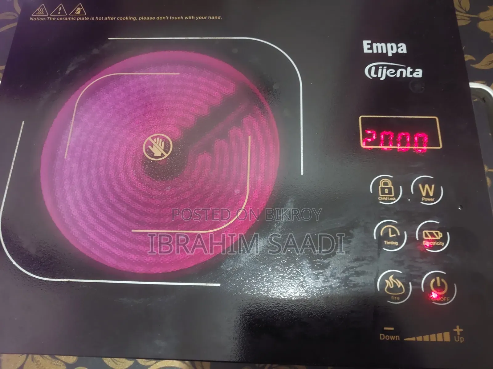 Electric Cooker Inferred