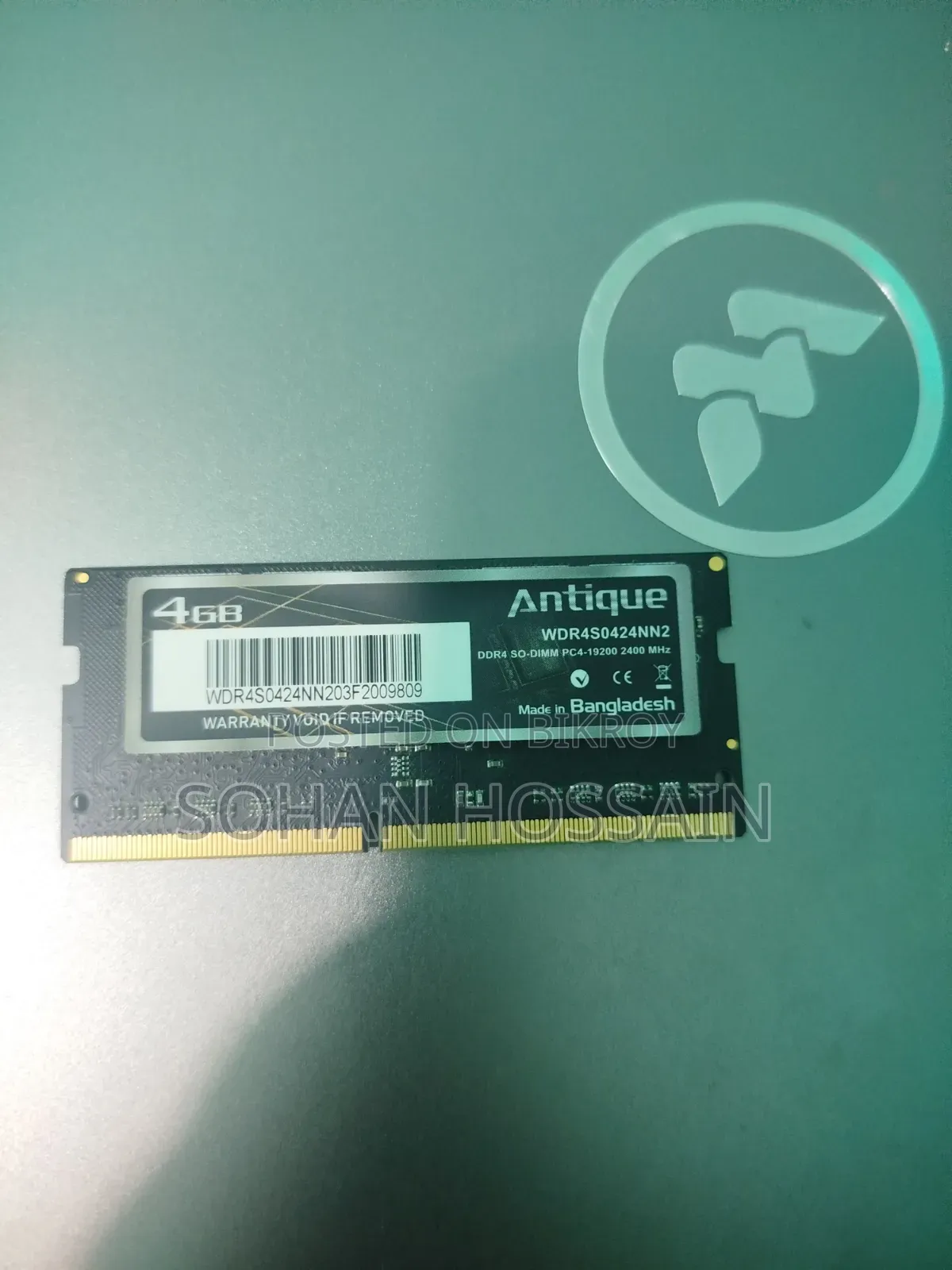 4GB DDR4 Laptop RAM