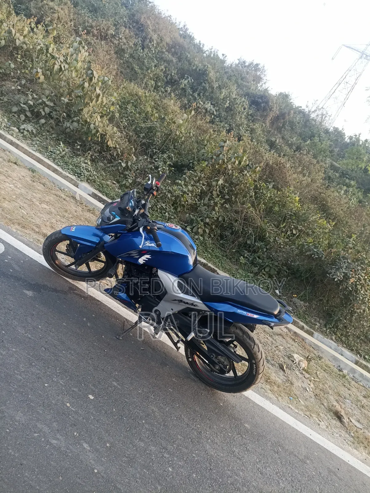 TVS Apache 160 4V 2022 Blue