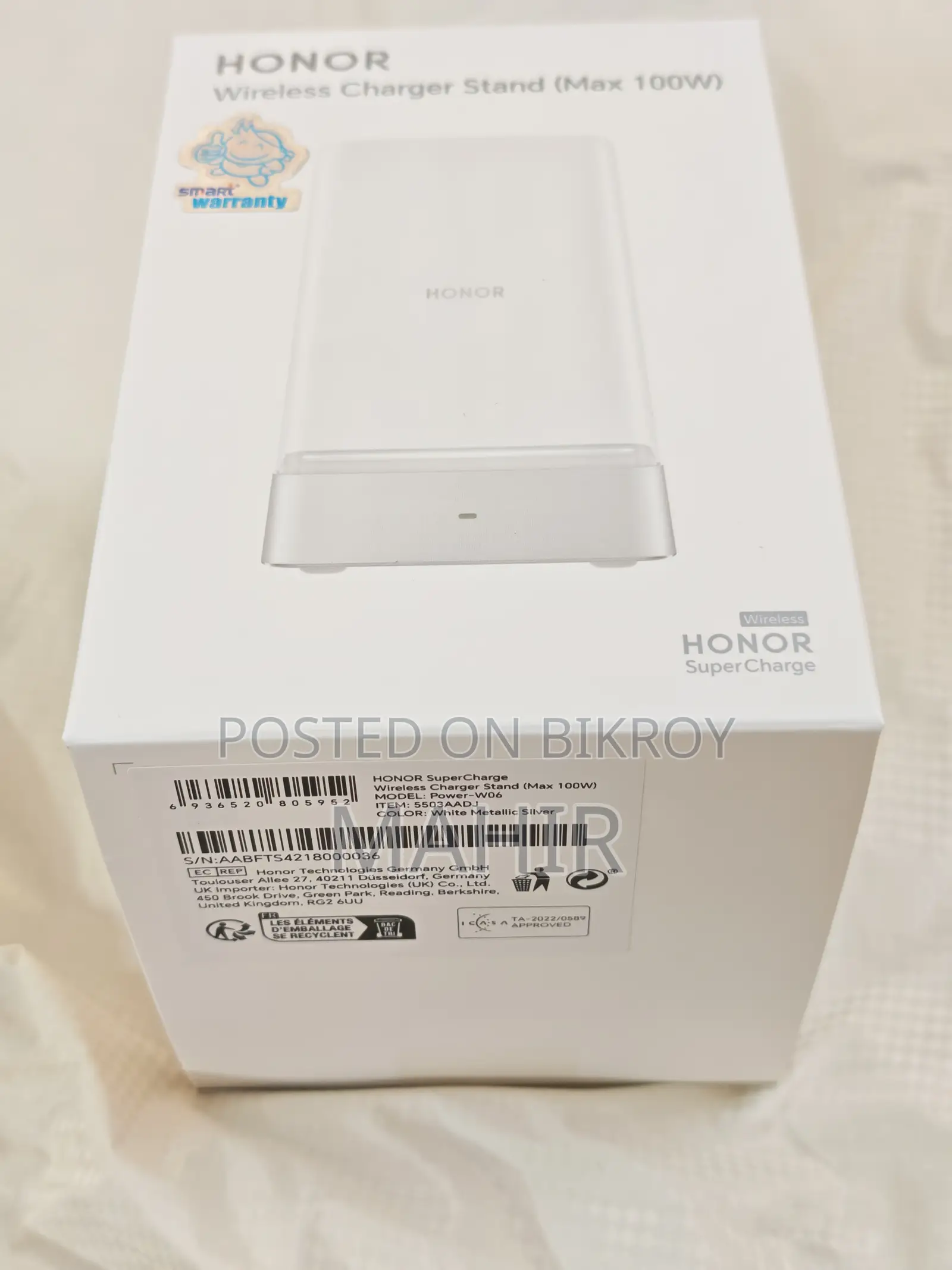 Honor Supercharger 100w Wireless Charger Stand
