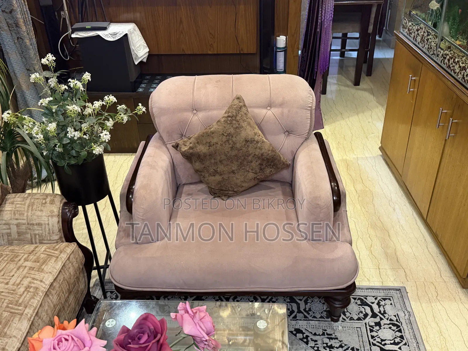 Luxury Sofa Blue Colour