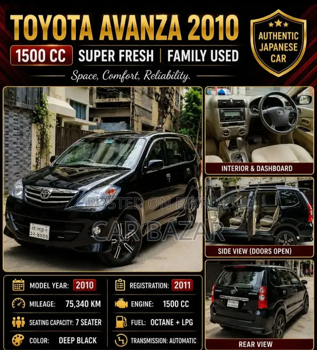 Toyota Avanza 2010 Black