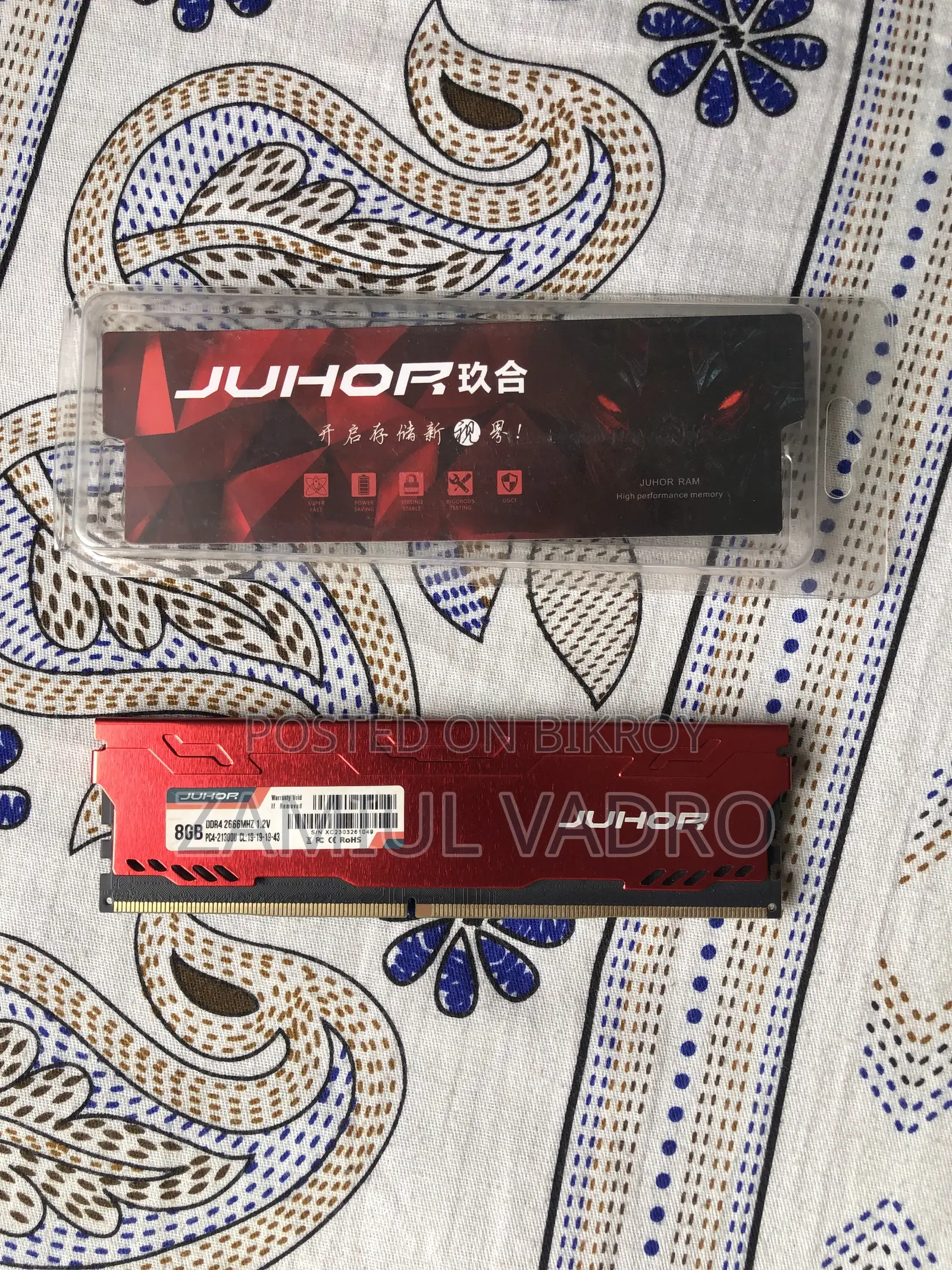 Ram 8GB DDR4
