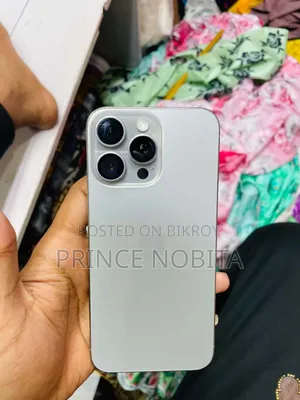 অ্যাপল আইফোন ১৫ প্রো ম্যাক্স ২৫৬ জিবি সিলভার