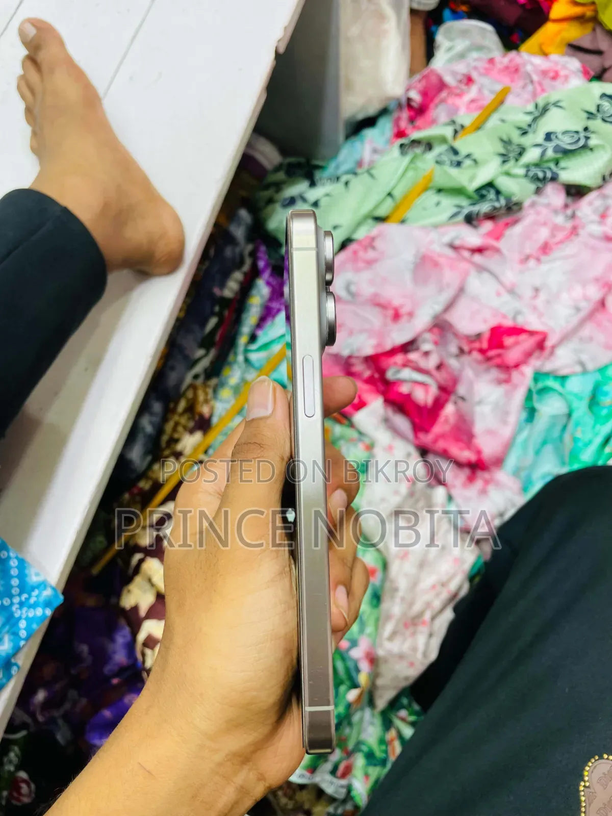 অ্যাপল আইফোন ১৫ প্রো ম্যাক্স ২৫৬ জিবি সিলভার