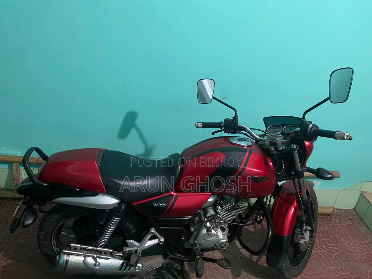 Bajaj V15 2017 Red