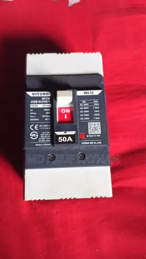 Vitzro 50a Mccb Circuit Breaker Vbs 53 (Brand New)