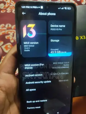 Xiaomi Poco X3 Pro 256 GB Blue