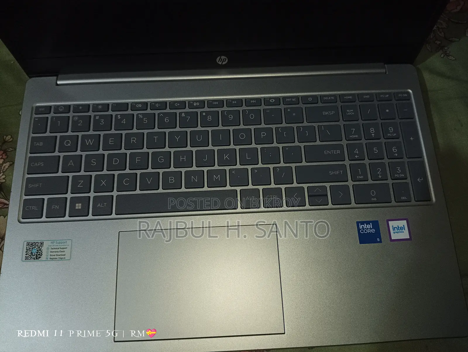 Laptop HP 15-fd0290ns 8GB Intel Core i5 SSD 512GB