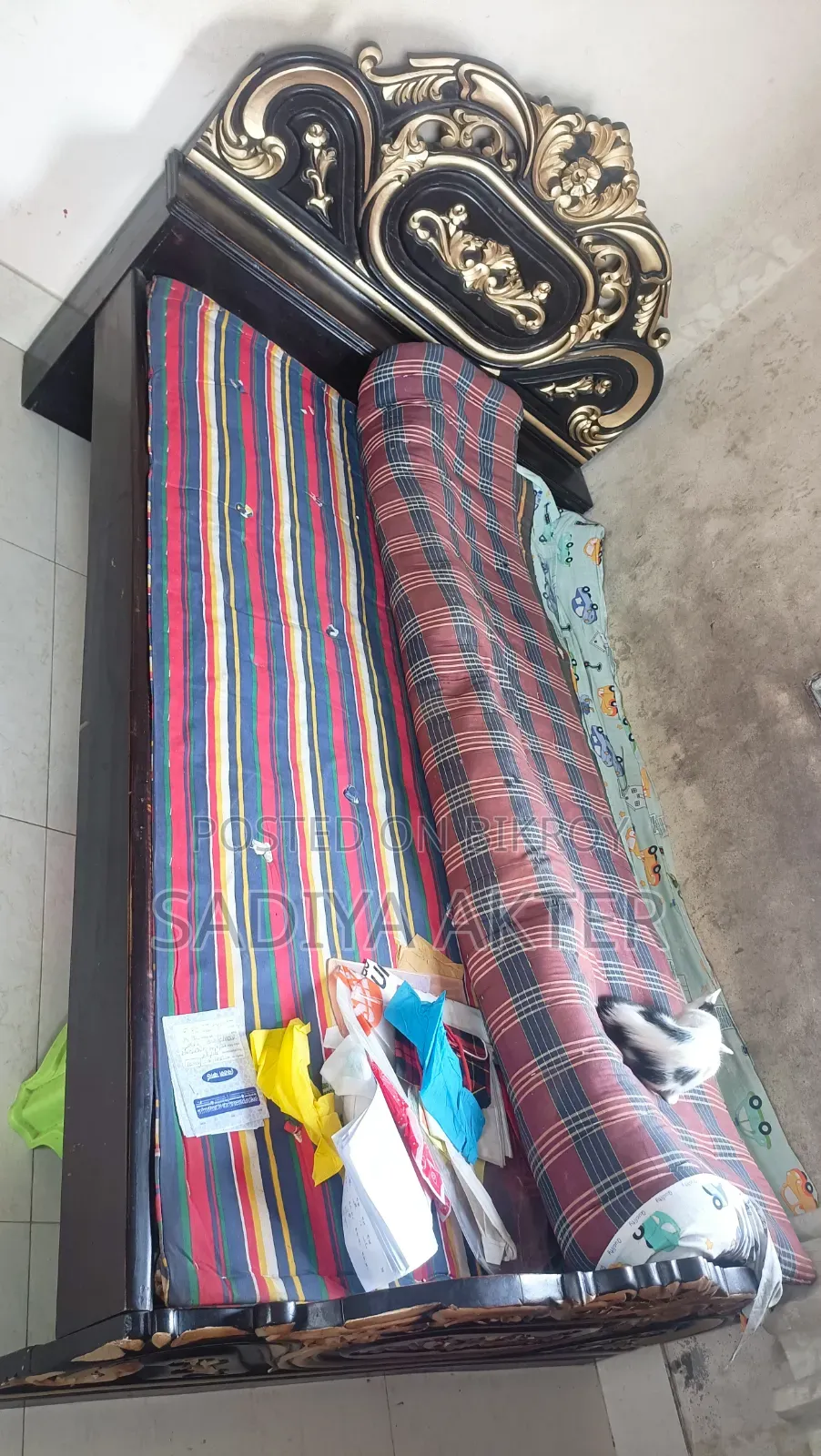 সেগুন কাঠের খাট